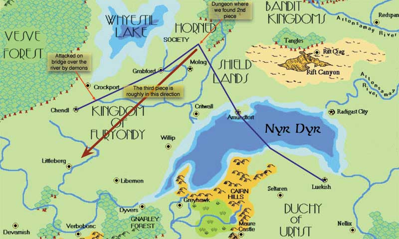 Map of Greyhawk